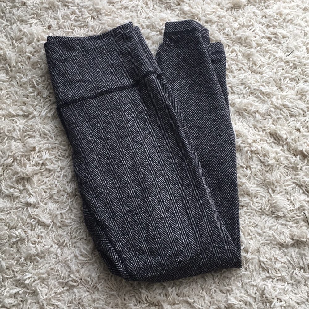 Lululemon Herringbone 7/8 Wunder Under High Rise